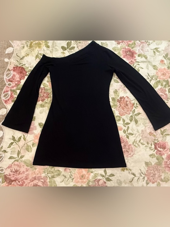 Reformation NEW Willow Knit Black Mini Dress - Picture 7 of 11